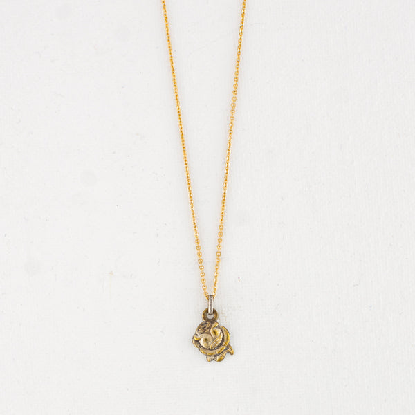 Vintage Medal Saint Rita / Rose Bud v104