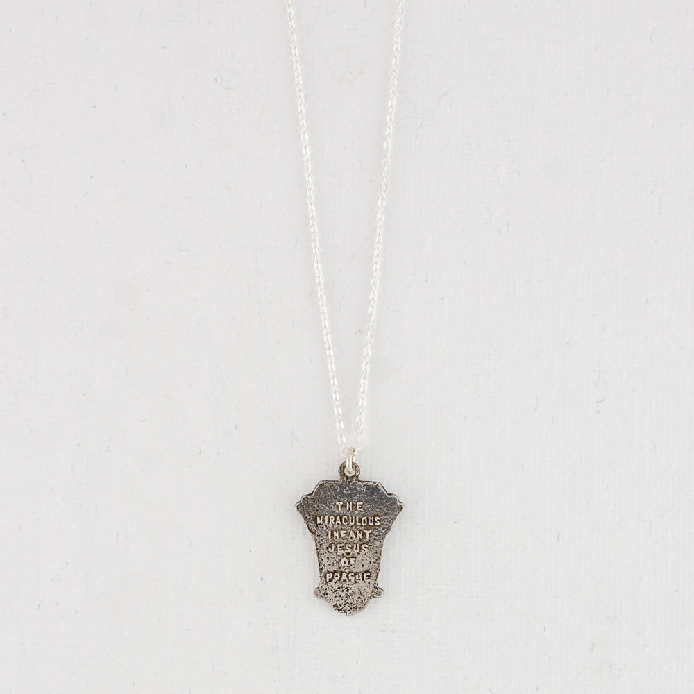 Vintage Medal Infant of Prague v156