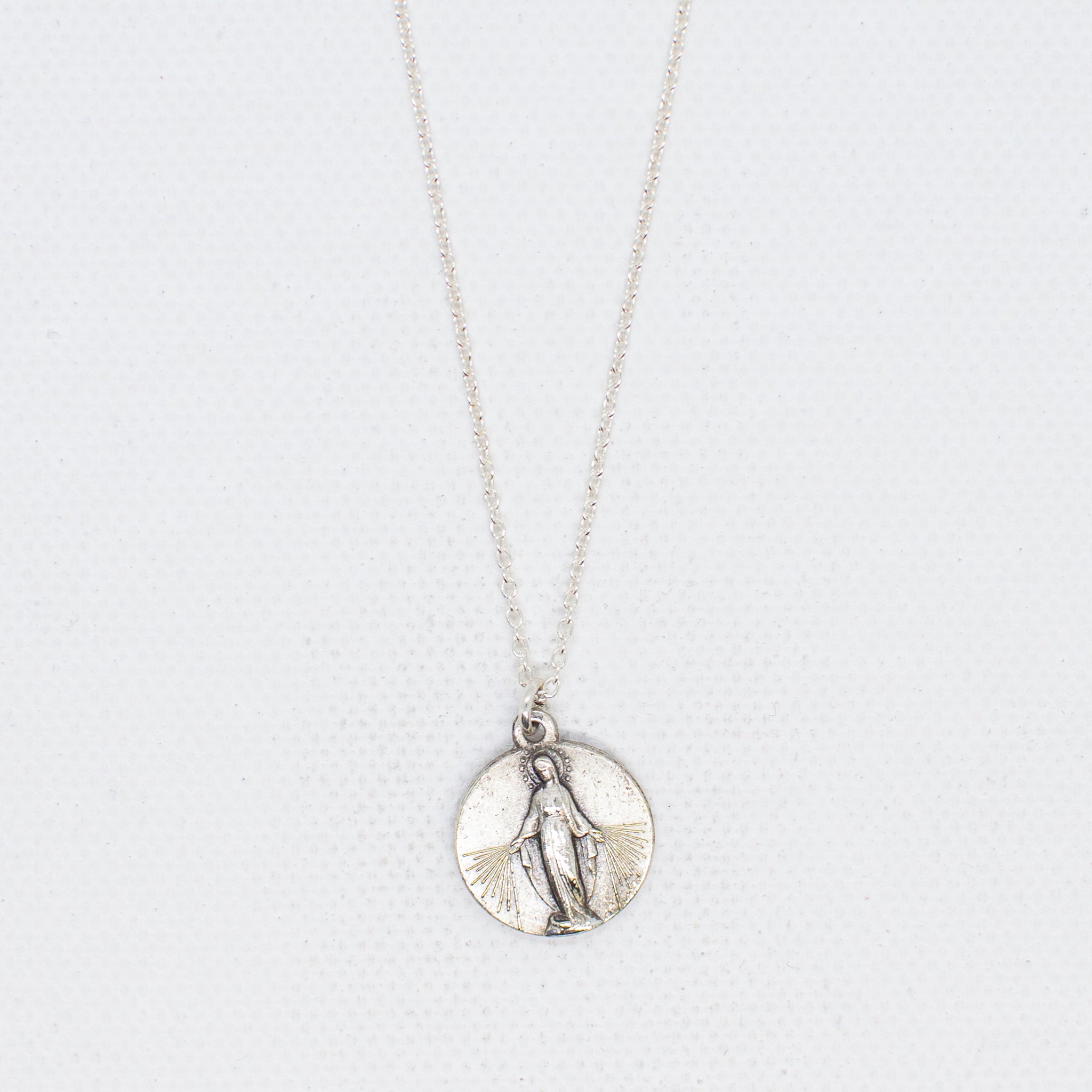 Vintage Medal Miraculous Mary v184