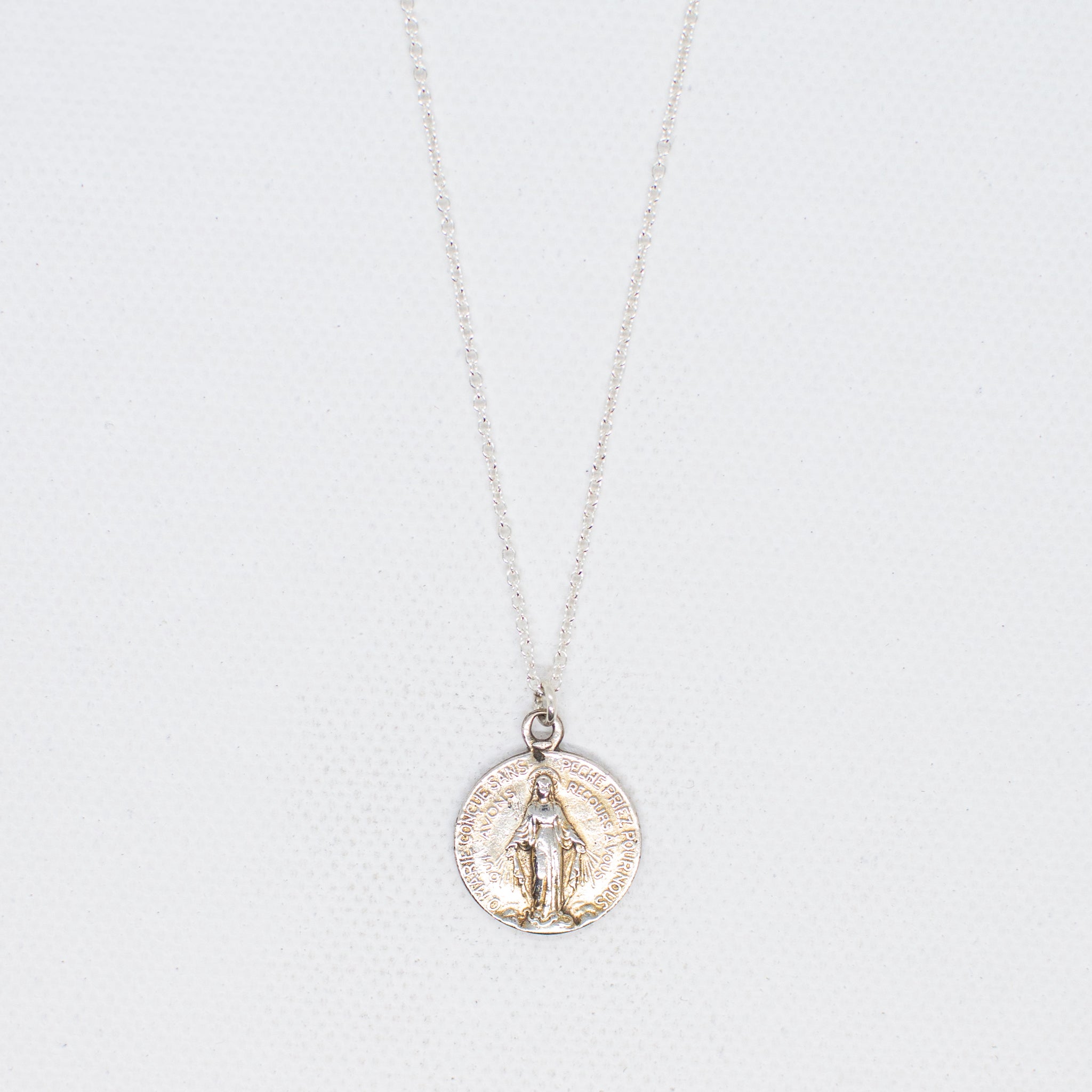 Vintage Medal Miraculous Mary v186