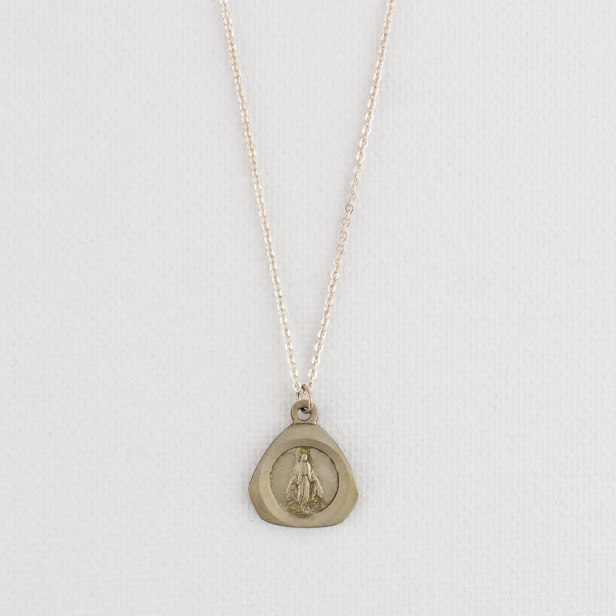 Vintage Medal Miraculous Mary v271