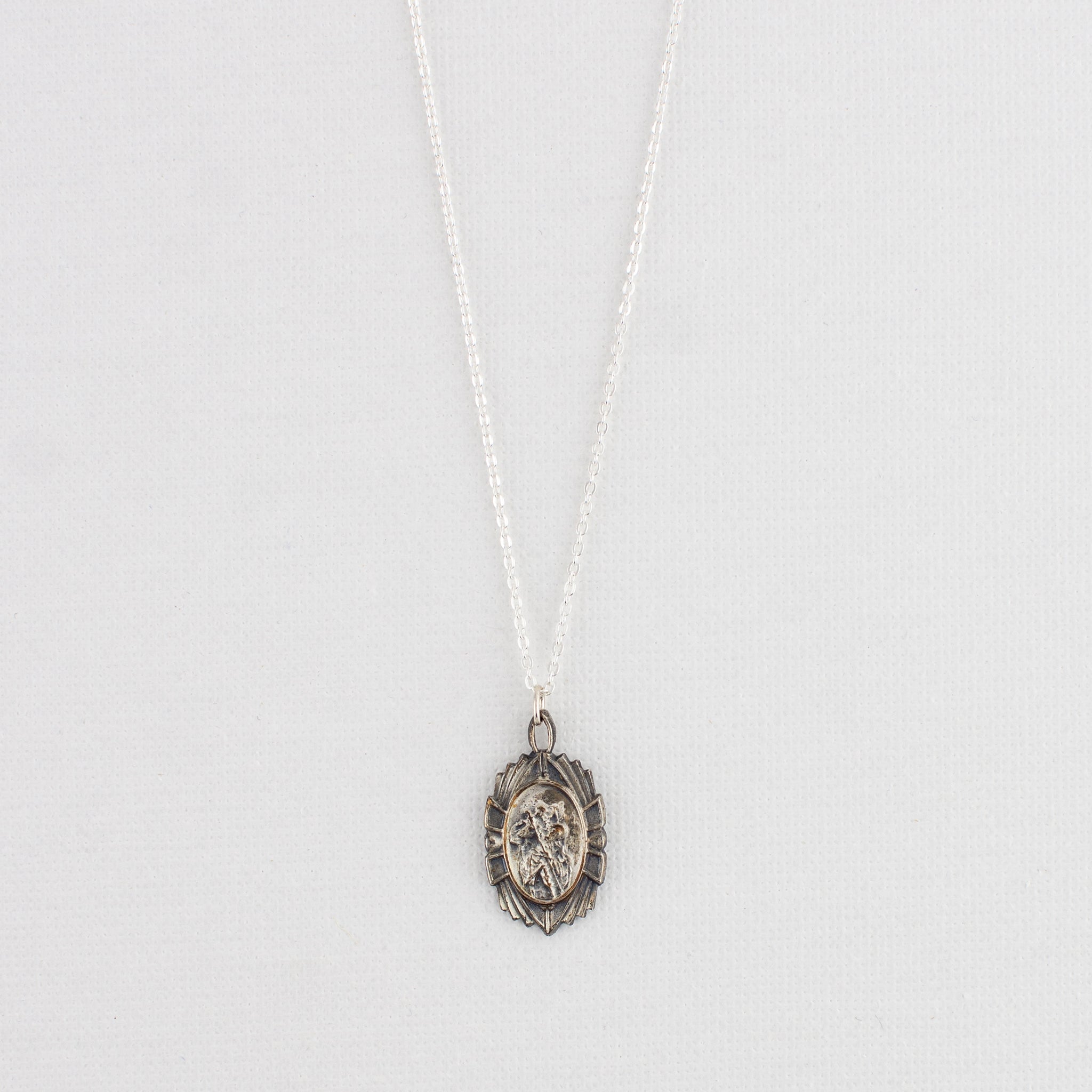 Vintage Medal Saint Christopher v311