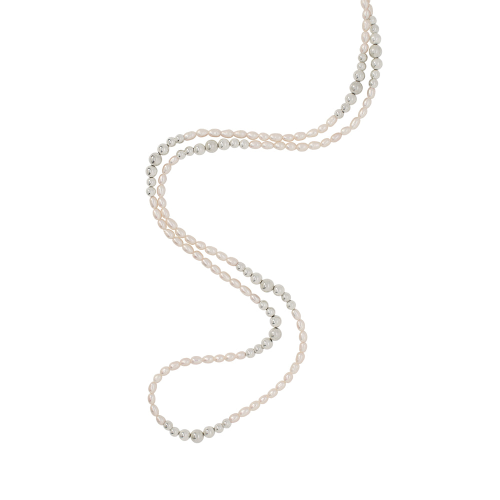 Pearl Fire Strand Necklace