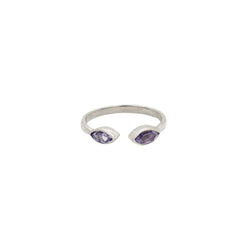 The Eyes Have It Stacker Ring in Iolite & Silver