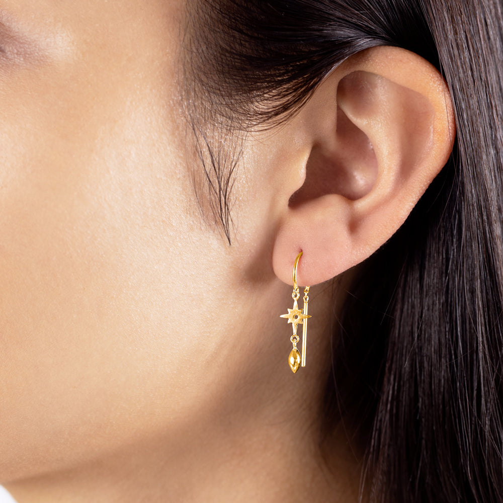 Starry Dancer Threaders in Gold | Available to ship August 5, 2025
