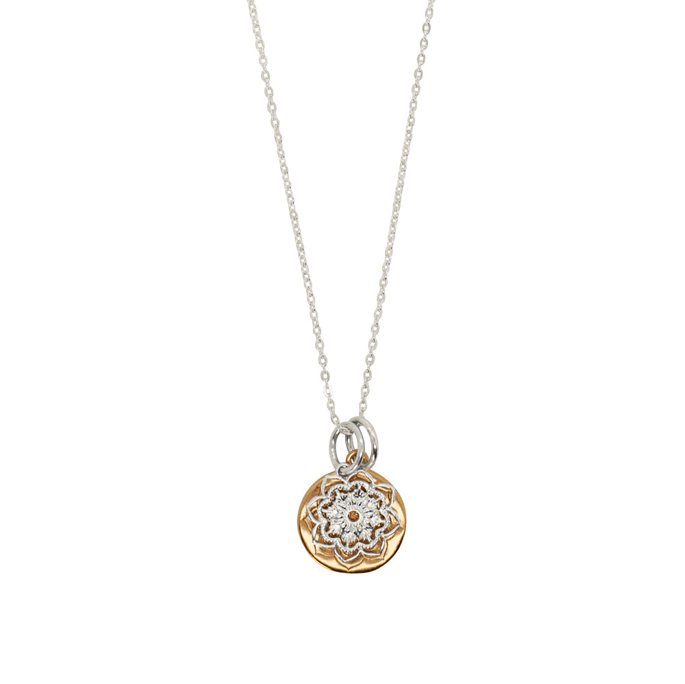 Double Lotus Necklace