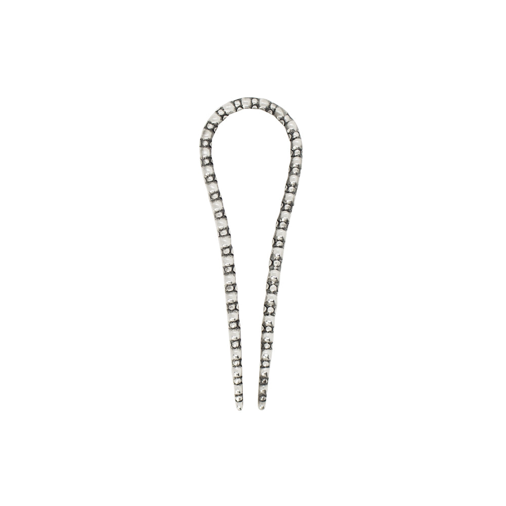 Railroad Hair Pin in Silver - Small