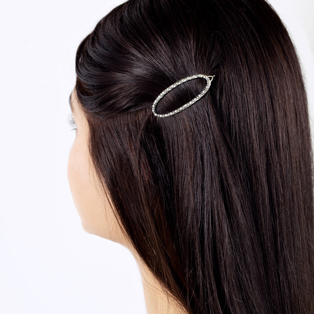 Railroad Barrette in Silver