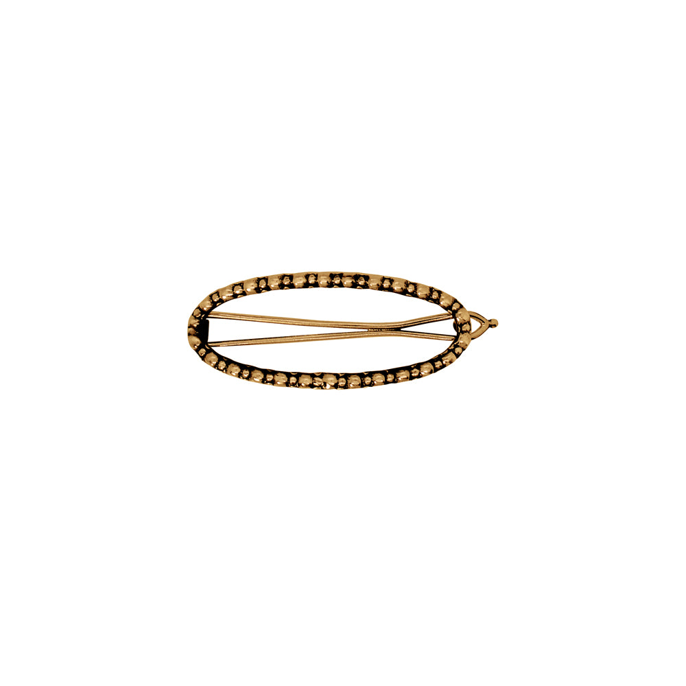 Railroad Barrette in Bronze