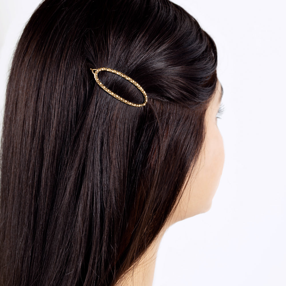 Railroad Barrette in Bronze