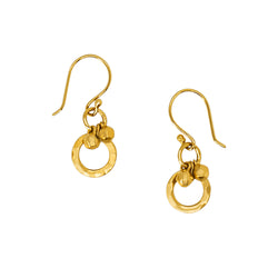 Moons of Mars Earrings in Gold