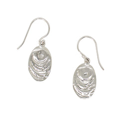 Sun Over Water Earrings in Silver