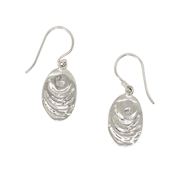 Sun Over Water Earrings in Silver