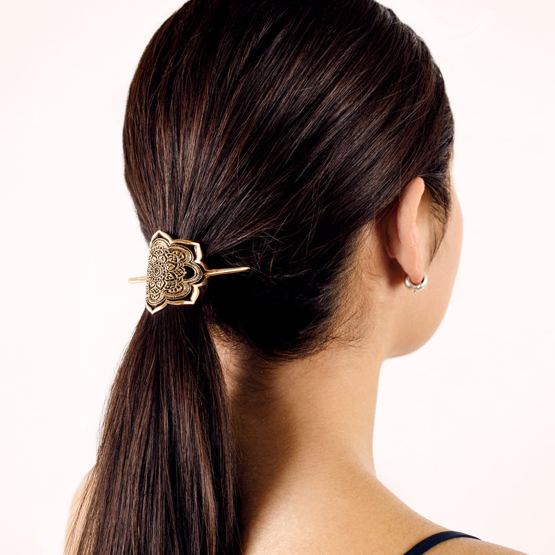 Mandala Pony Cover in Antiqued Bronze