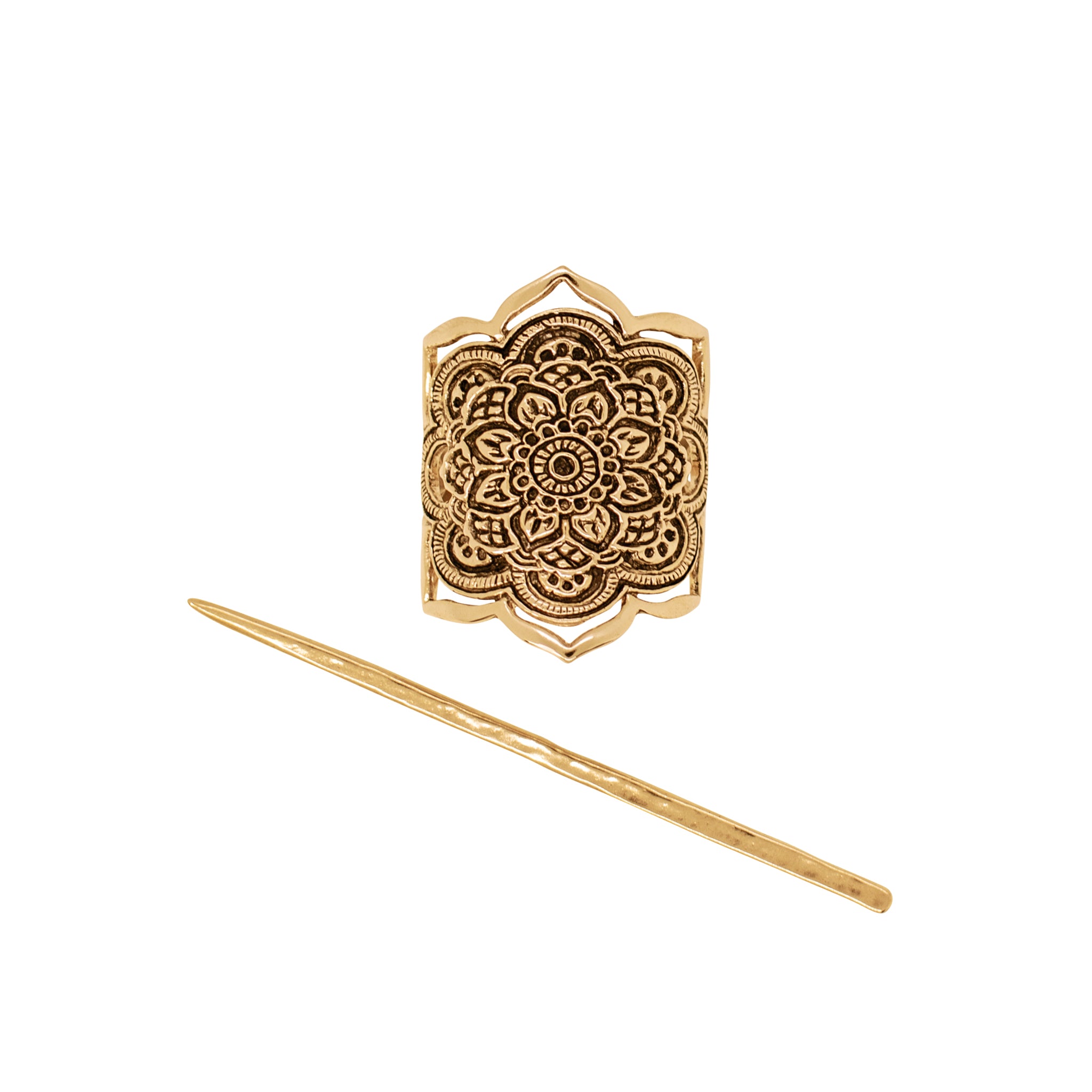 Mandala Pony Cover in Antiqued Bronze