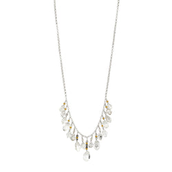 Herkimer Fringe Collar Necklace