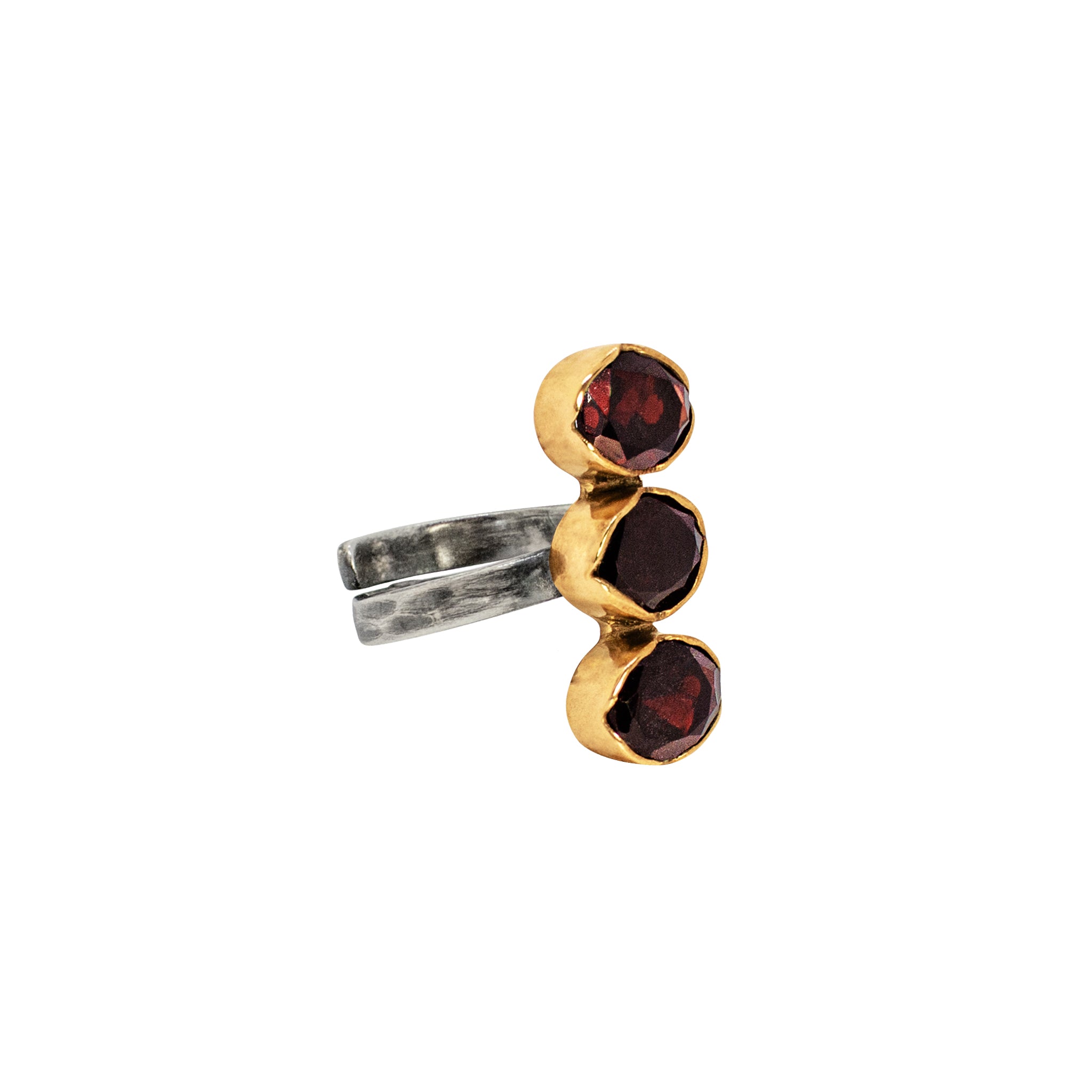 Garnet Totem Ring