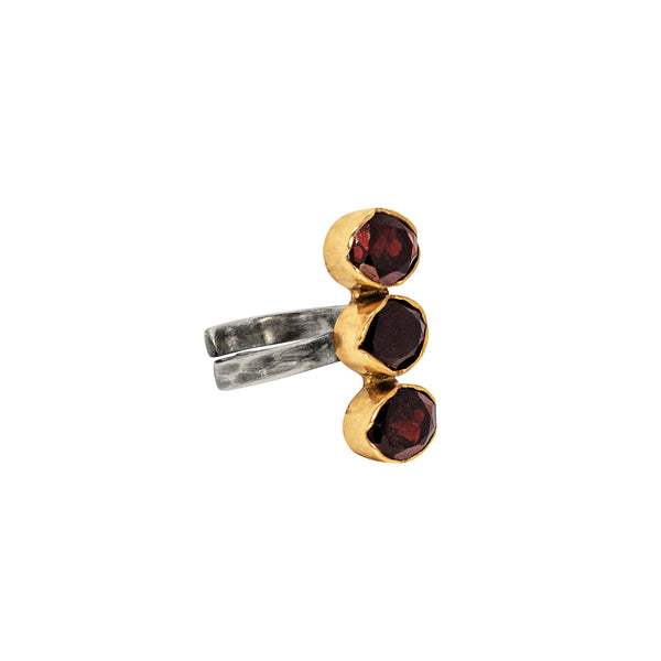 Garnet Totem Ring