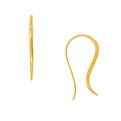 Open Curve Earring in Gold