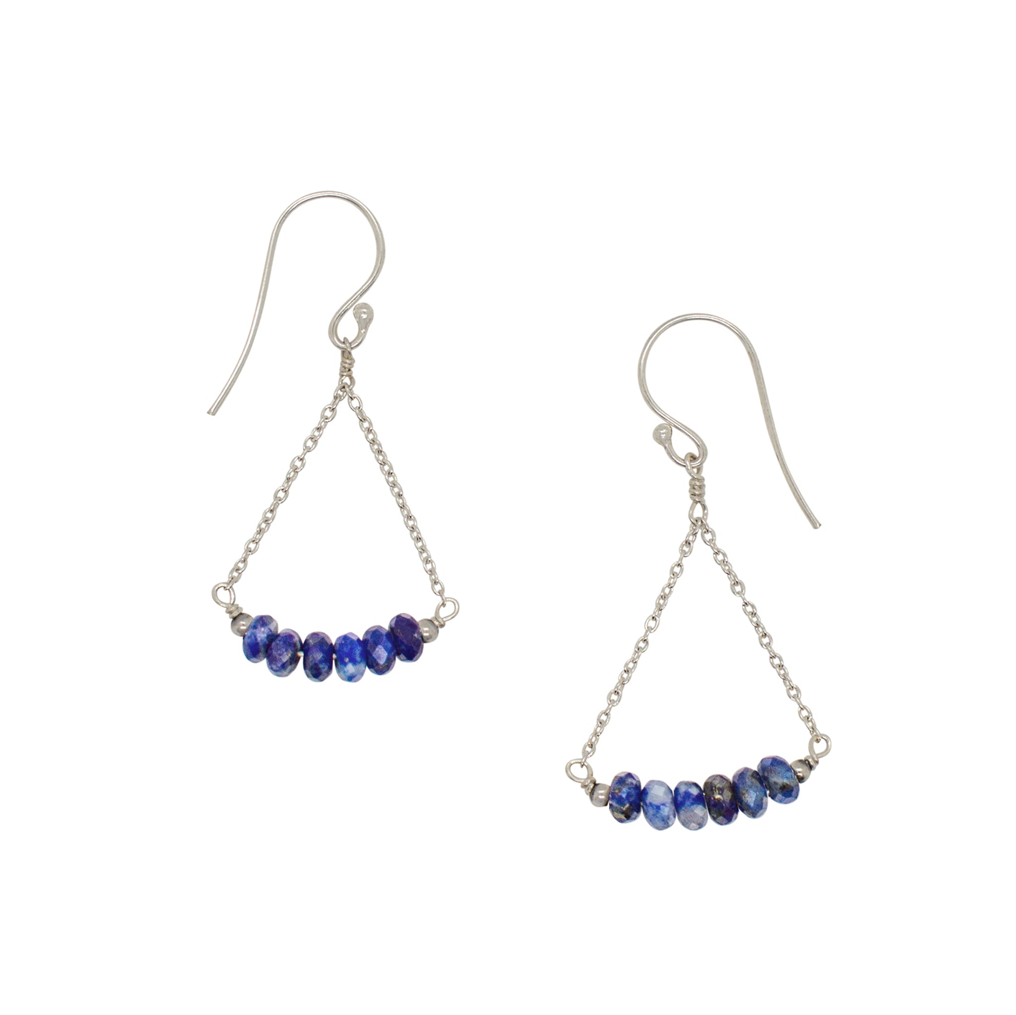 Stone Swing Earrings in Lapis | Available to ship August 26, 2025