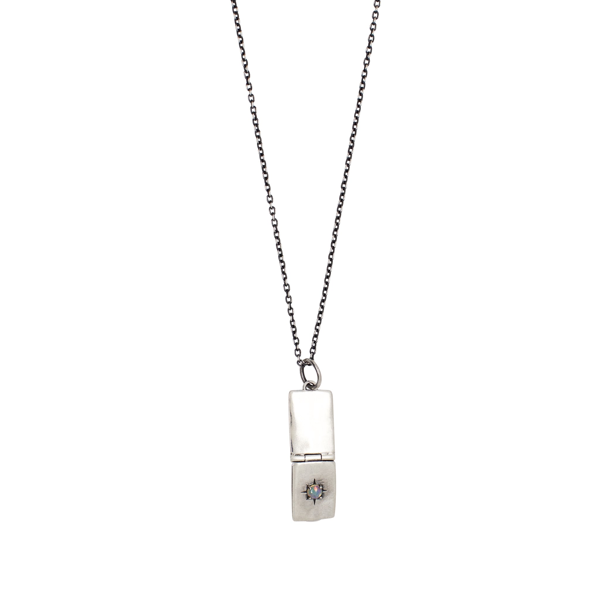 North Star Locket in Opal | Available to Ship September 16, 2025.