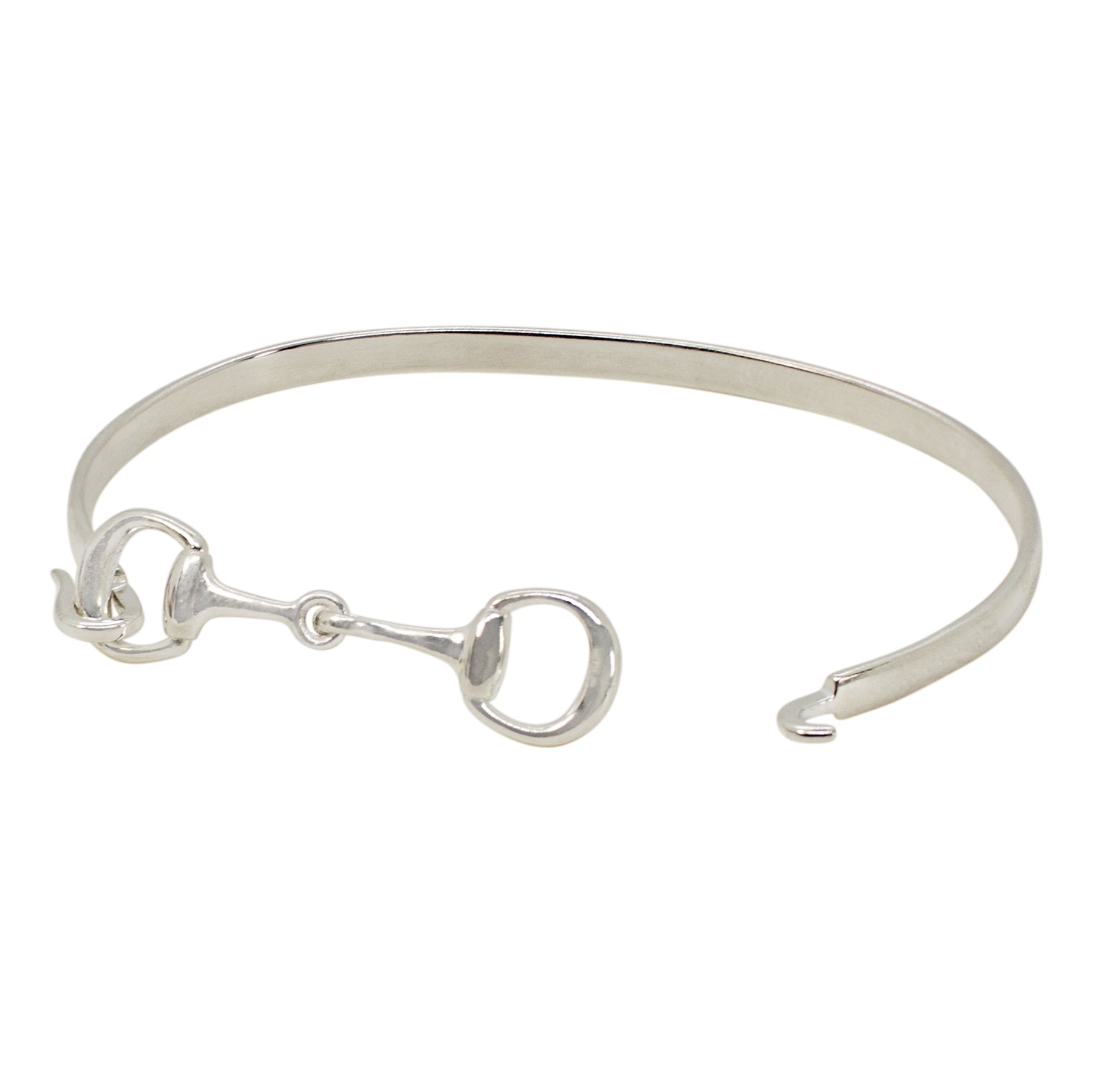 Snaffle Bit Bracelet in Silver