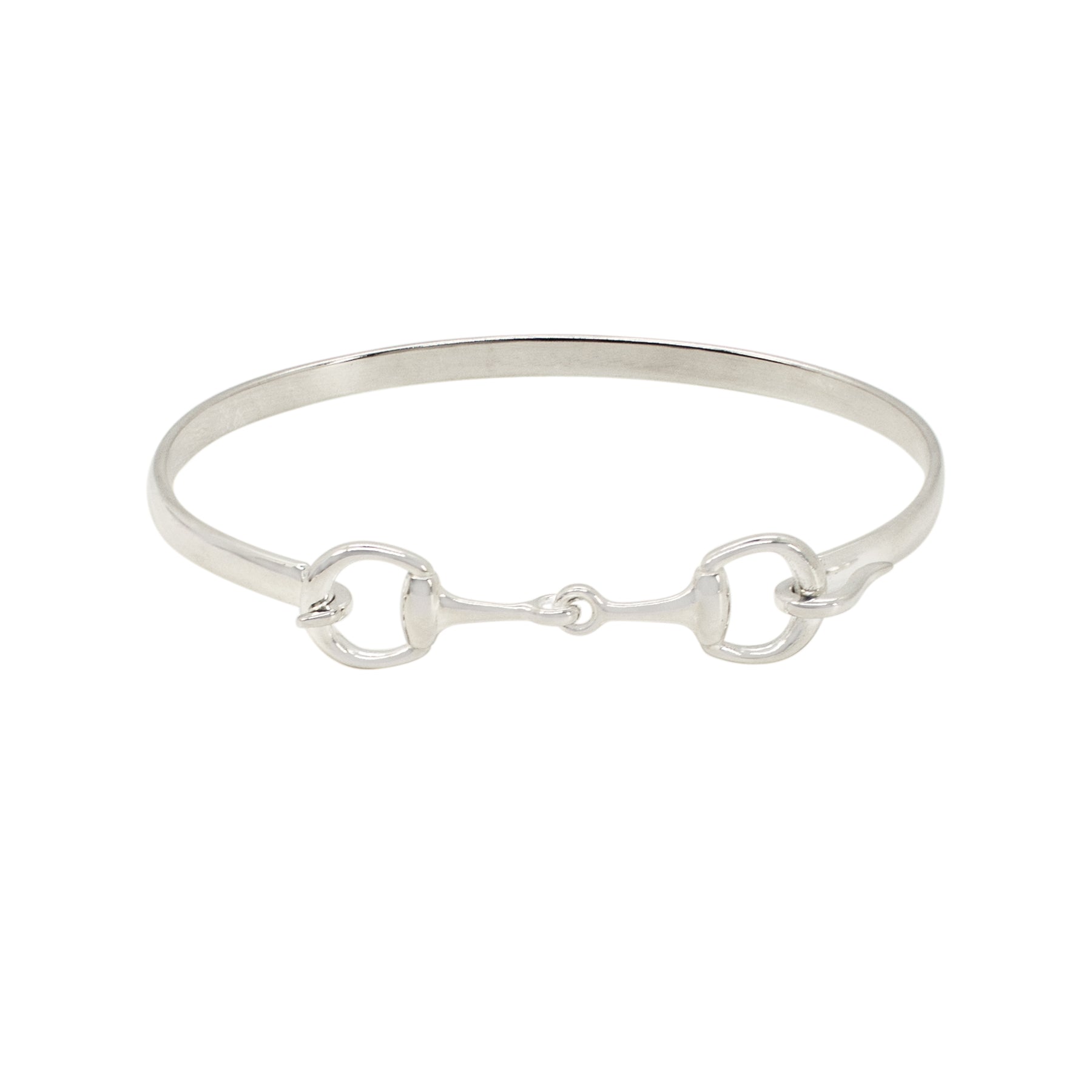 Snaffle Bit Bracelet in Silver