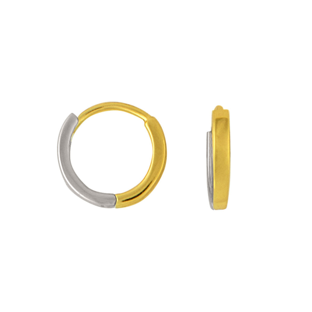 Two-Tone Clicker Huggies - 1/2"
