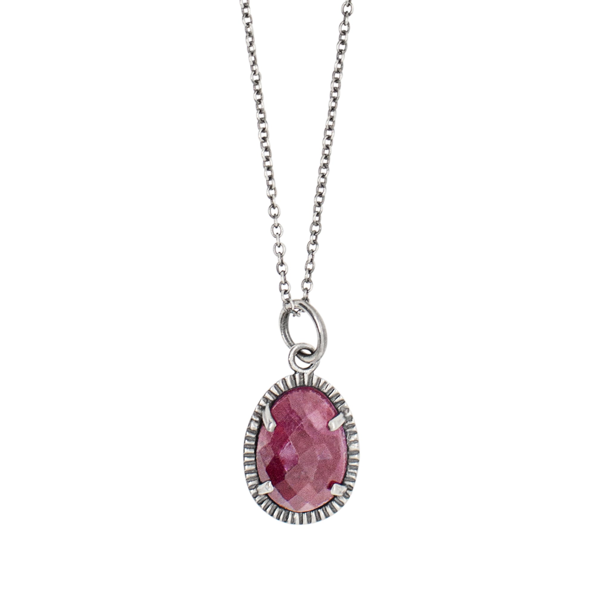 Dark & Lovely Necklace in Ruby
