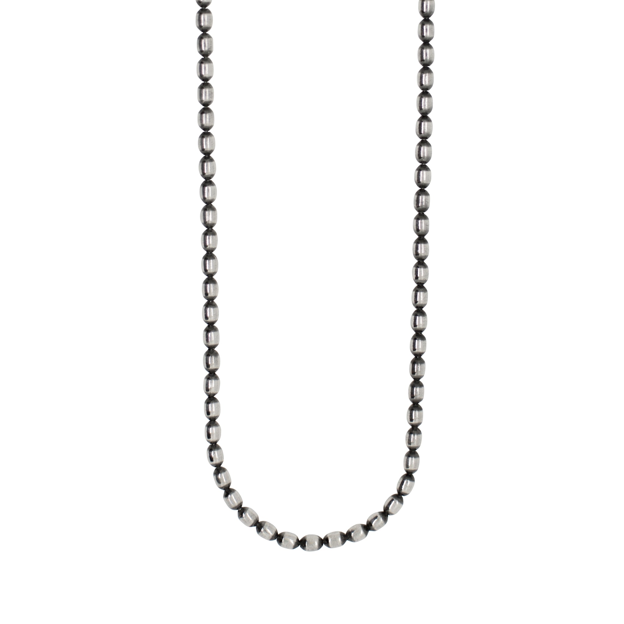 Linked Oval Ball Chain Necklace