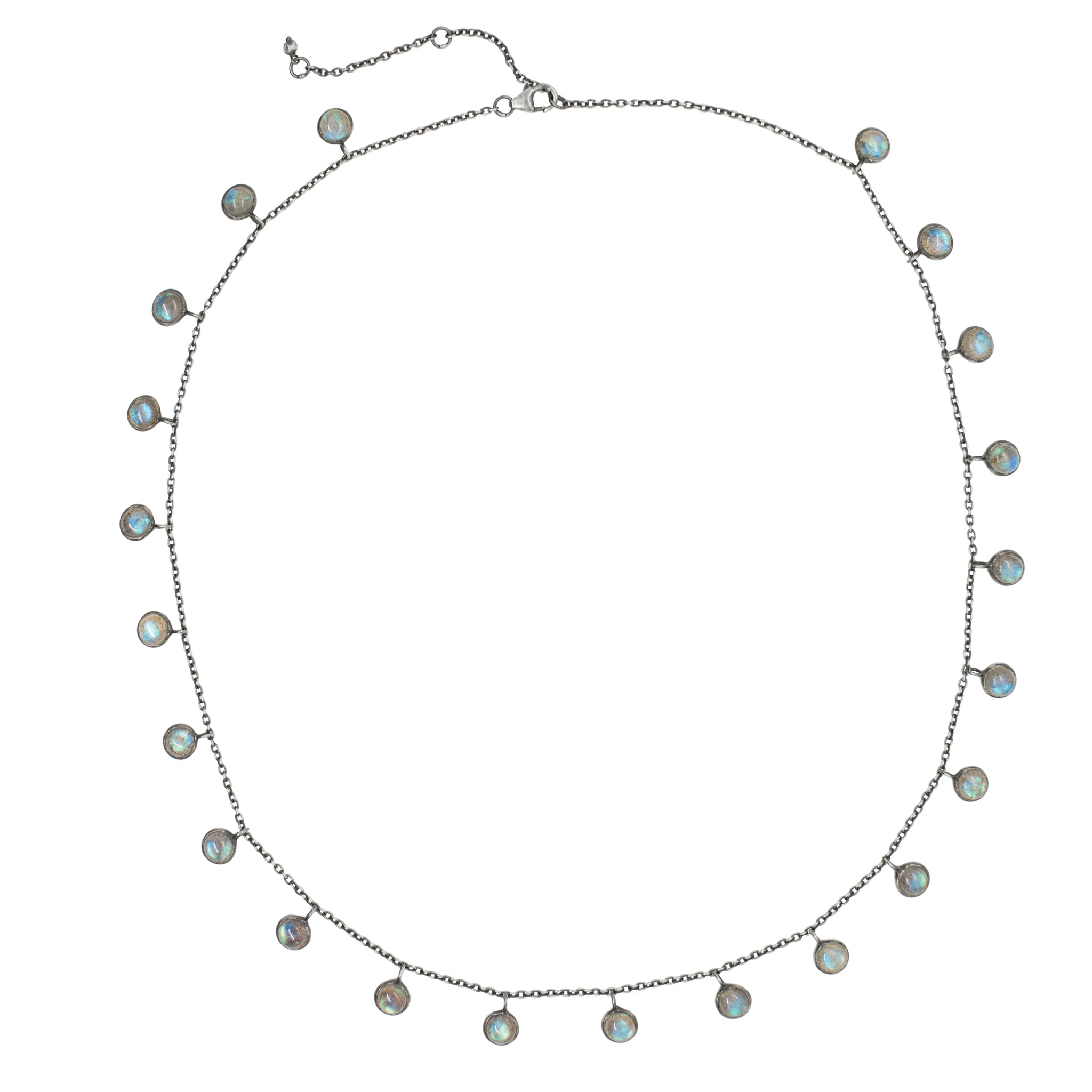 So Many Moons Necklace in Labradorite