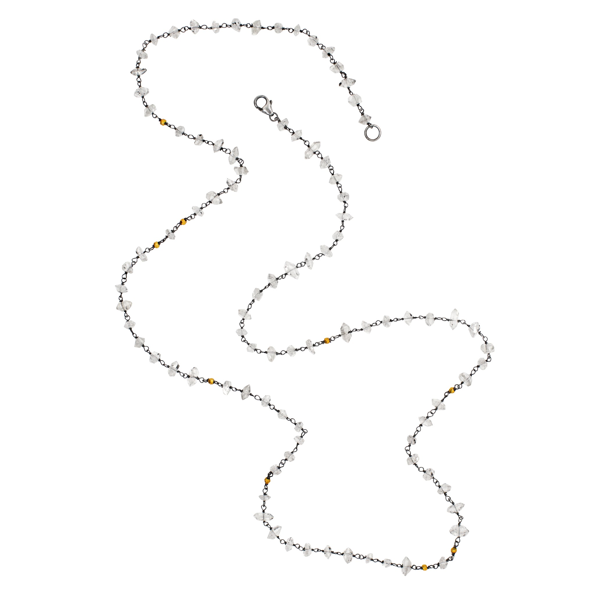 A Little Ice Breaker Necklace in Antiqued Silver