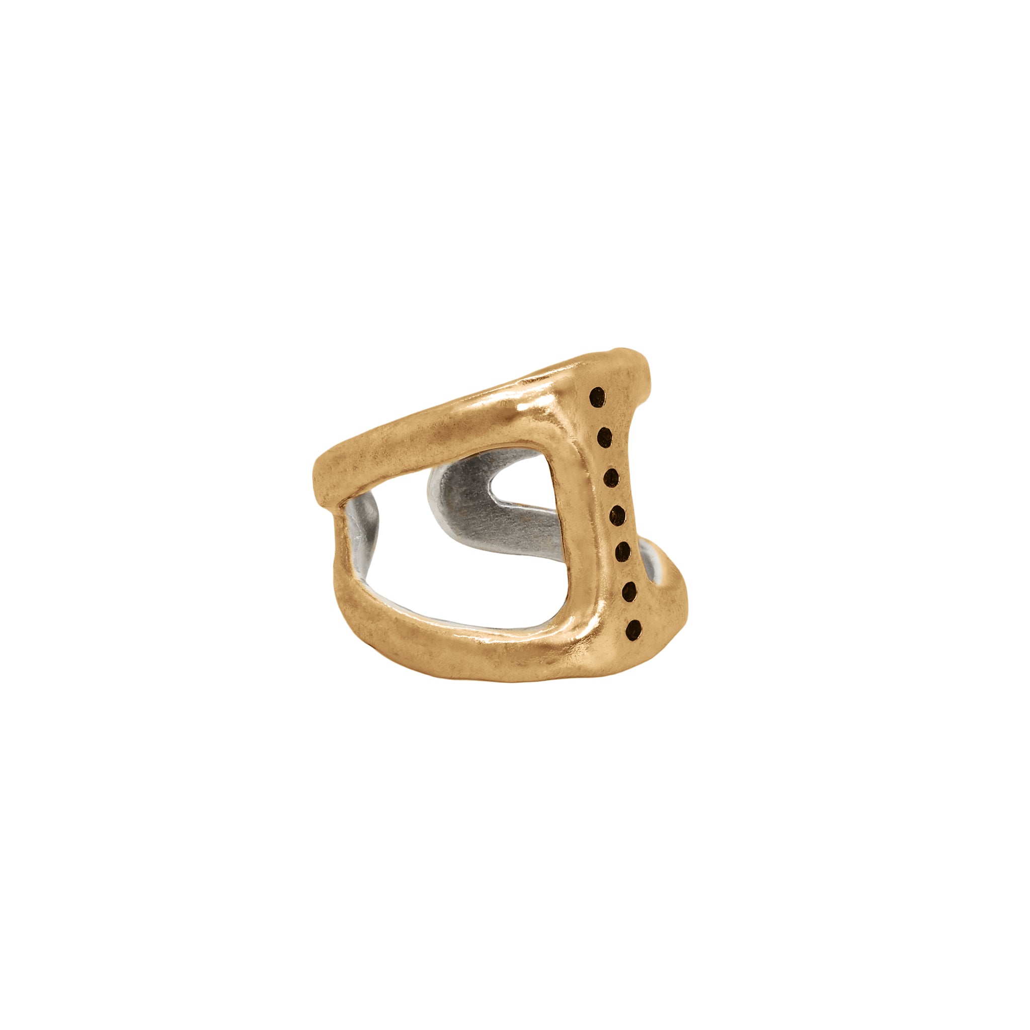 Open Spaces Ring in Bronze & Silver