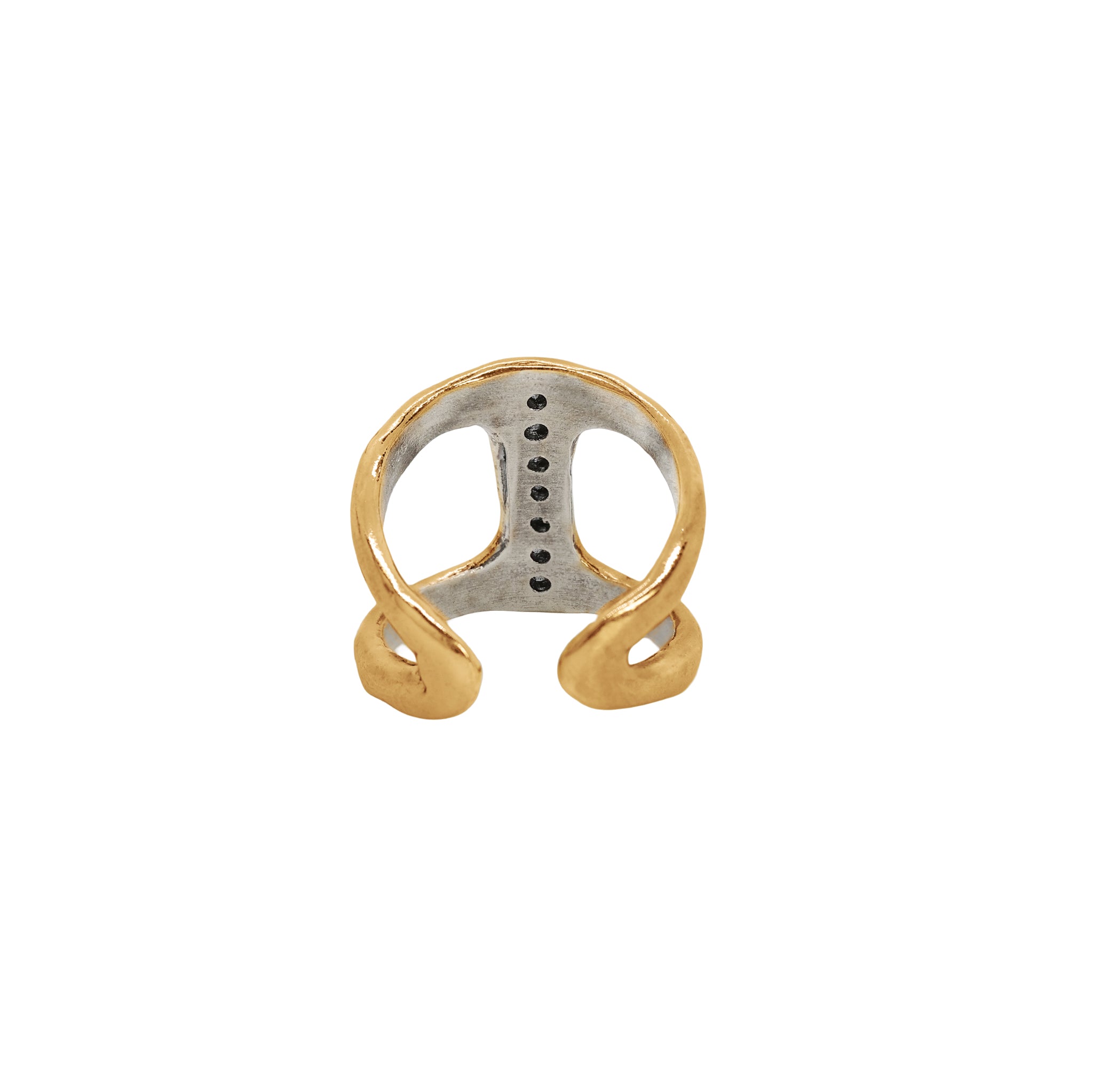 Open Spaces Ring in Bronze & Silver