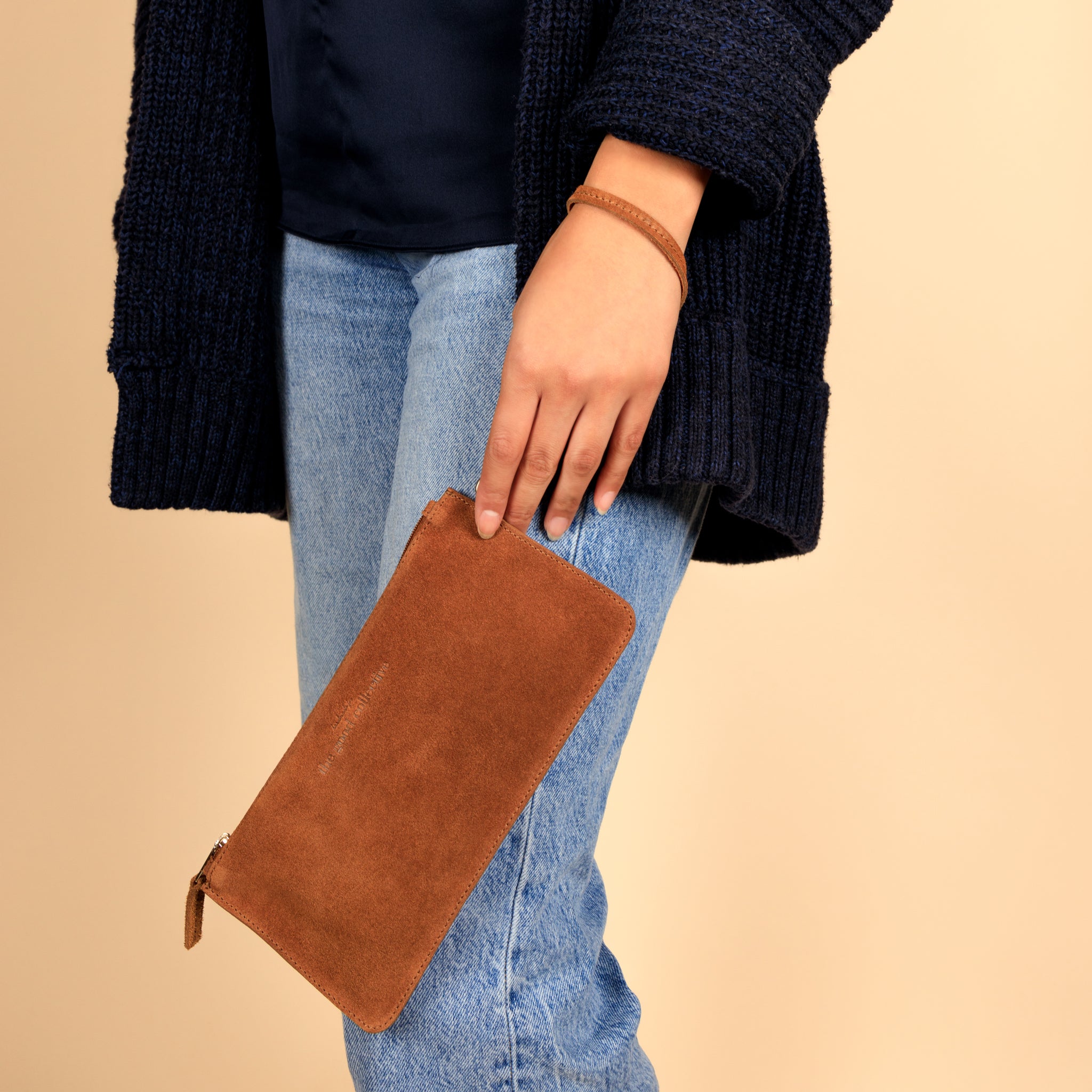 Suede Go Bag in Chestnut | Available to Ship November 14, 2025