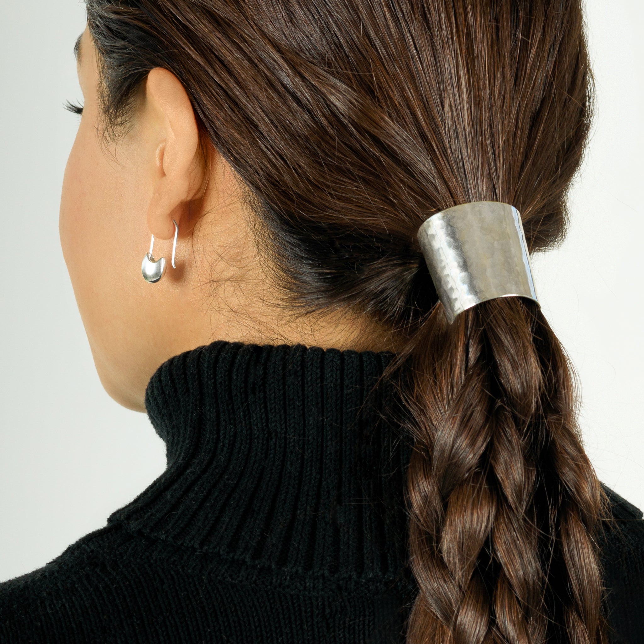 Drop Earpin Earrings in Silver