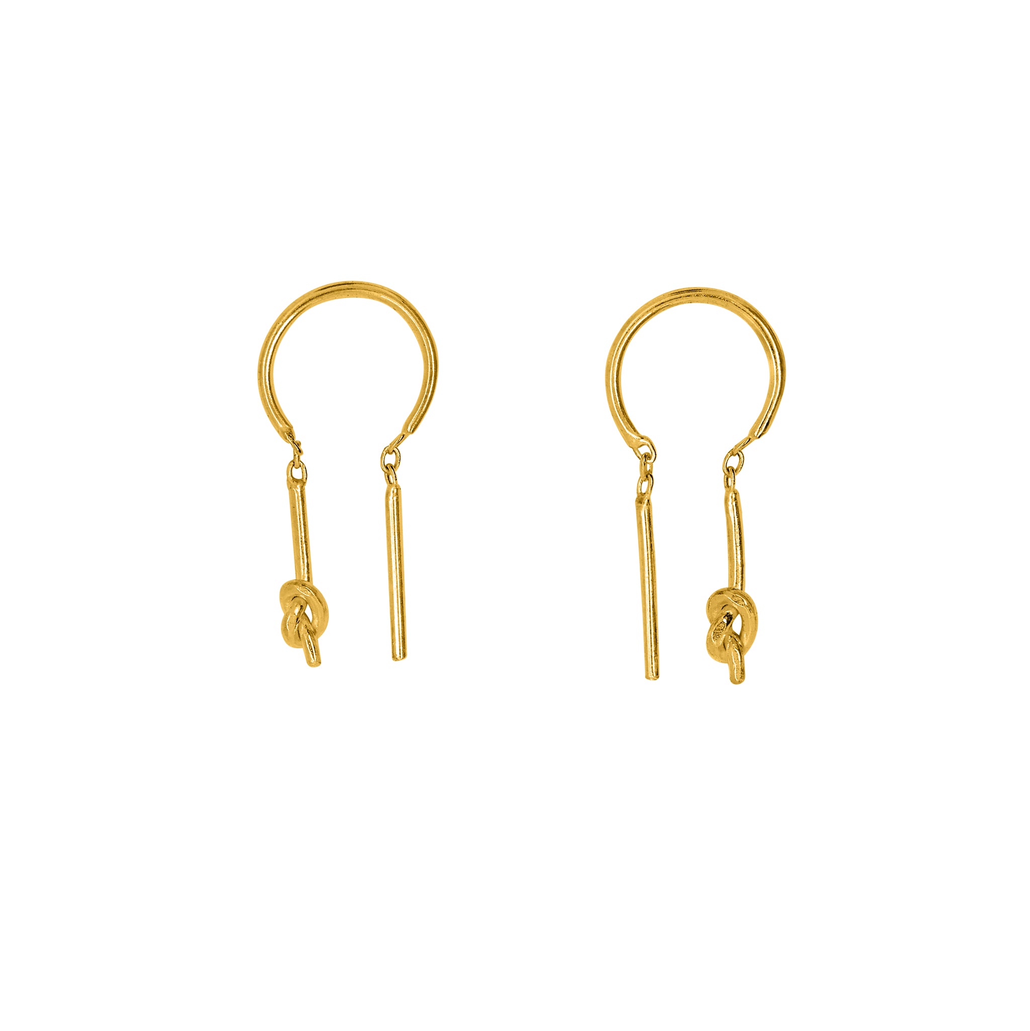 Feeling Knotty Dancer Threaders in Gold - 3/4" L