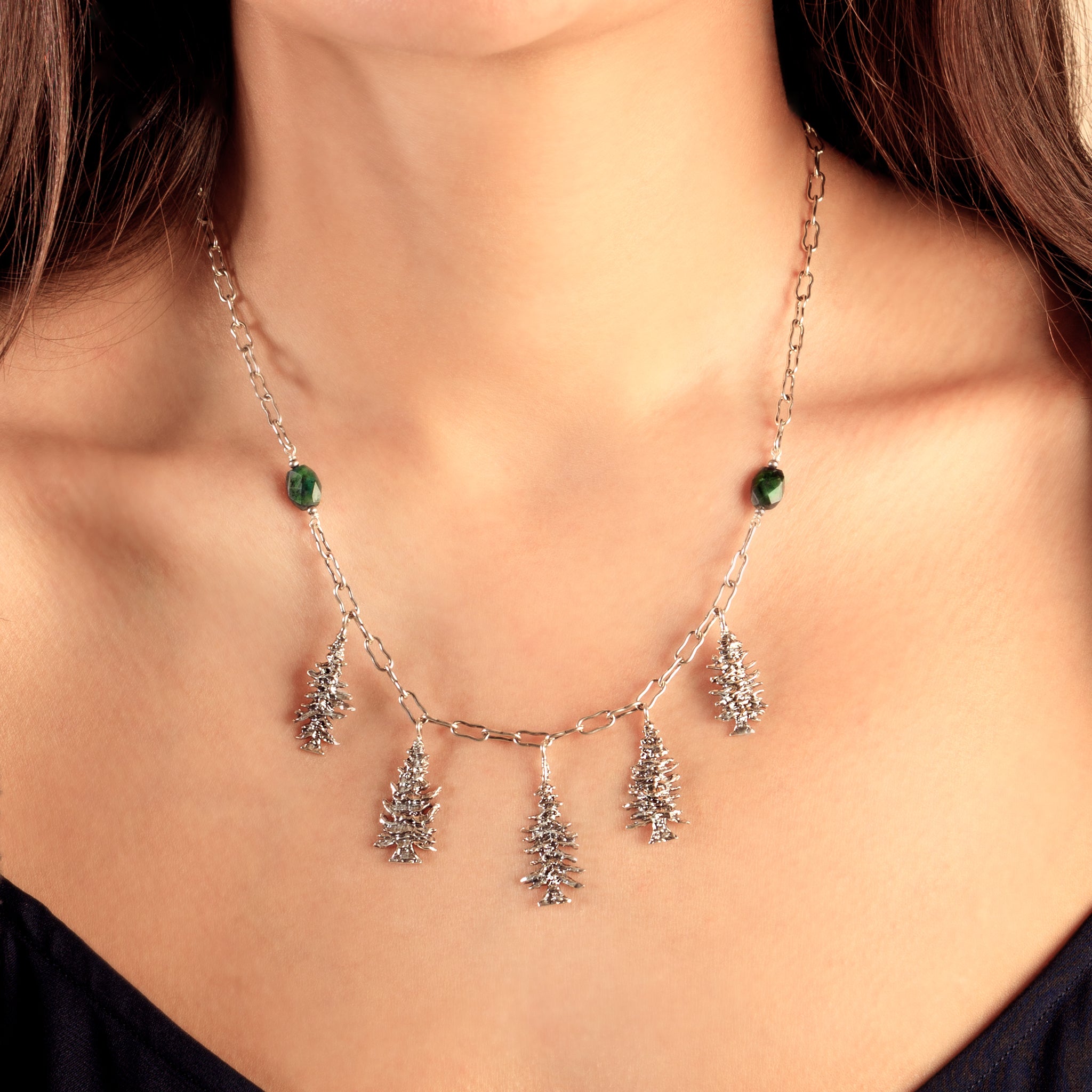 Gentle Giants Necklace in Silver