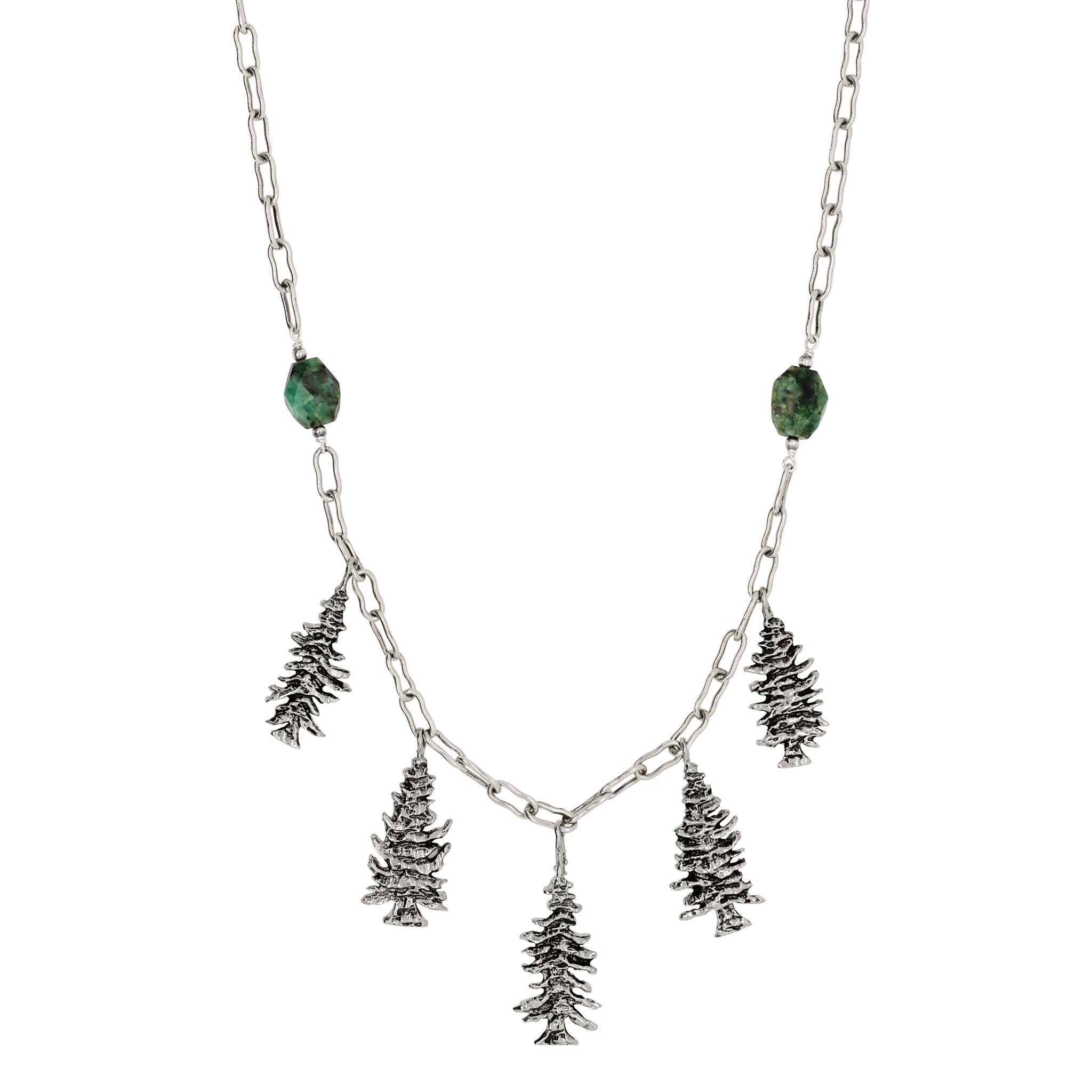 Gentle Giants Necklace in Silver