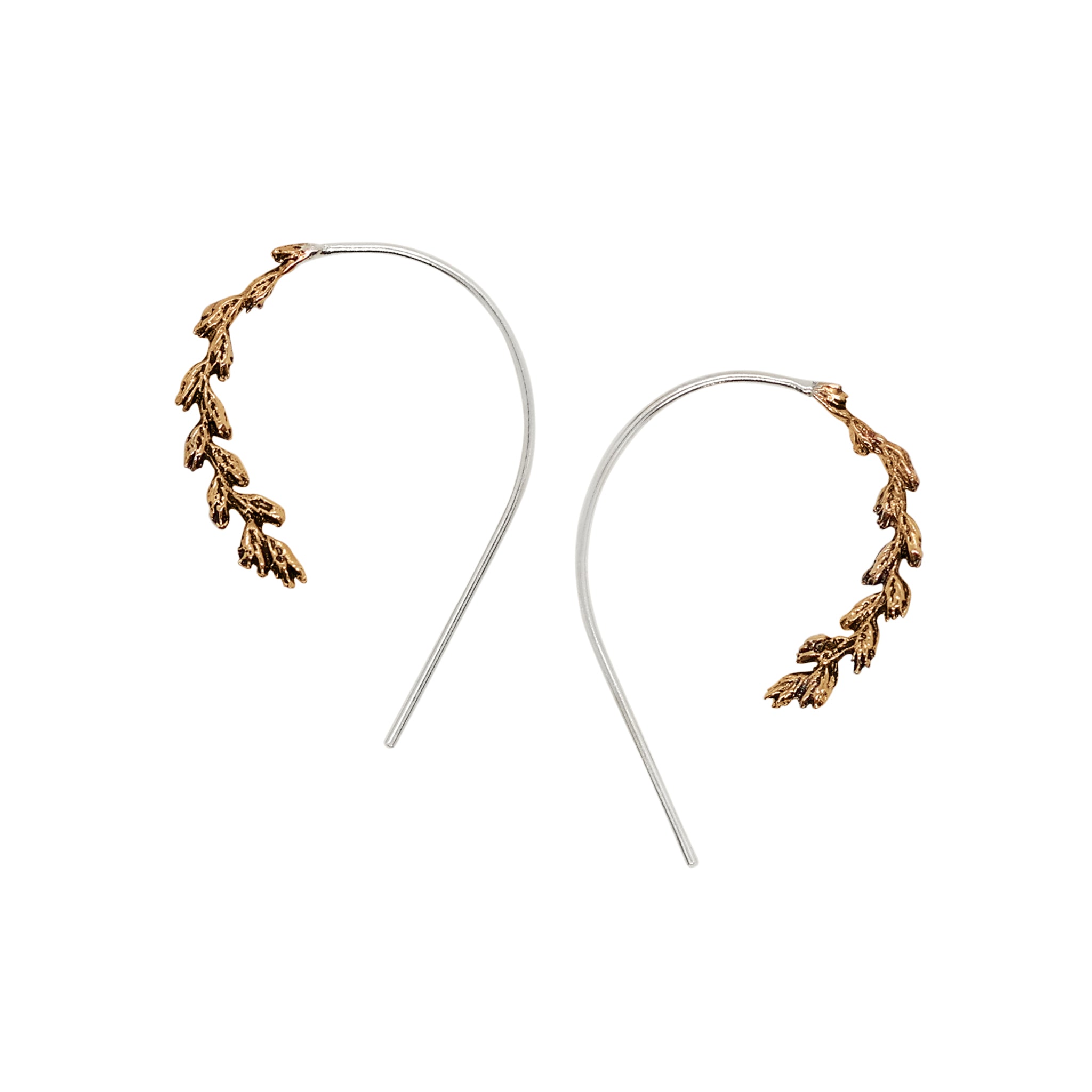 Tall Grass Threaders in Bronze & Silver