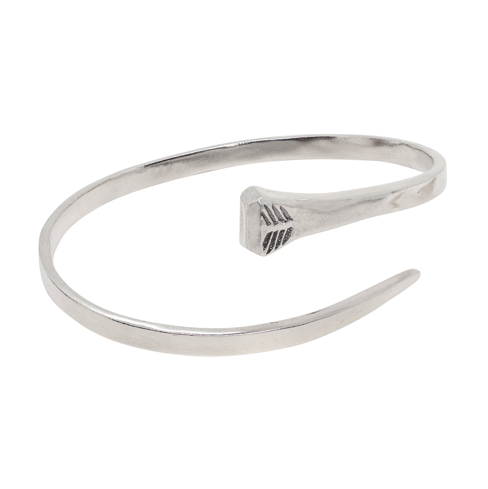 Tough as Nails Bracelet in Silver