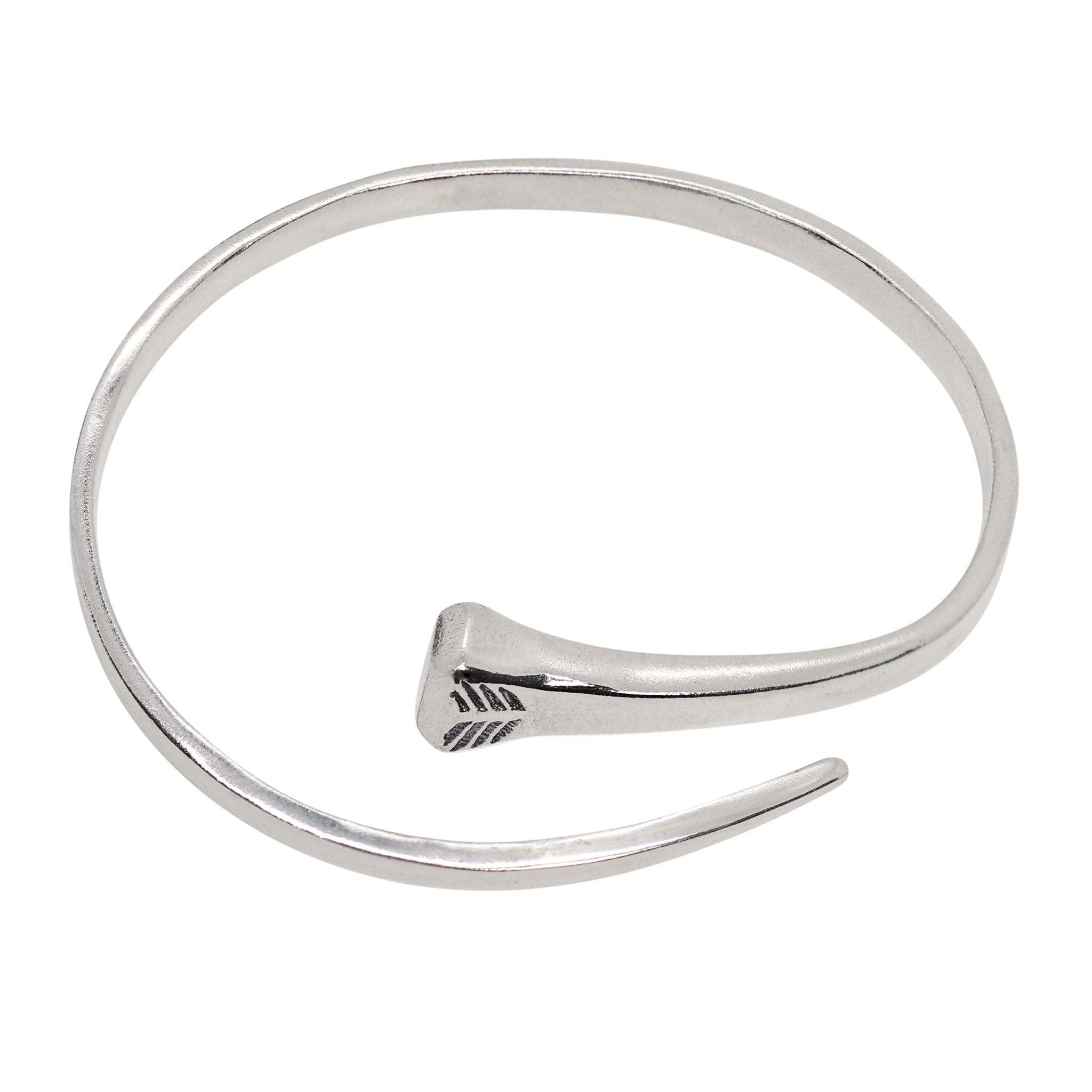 Tough as Nails Bracelet in Silver