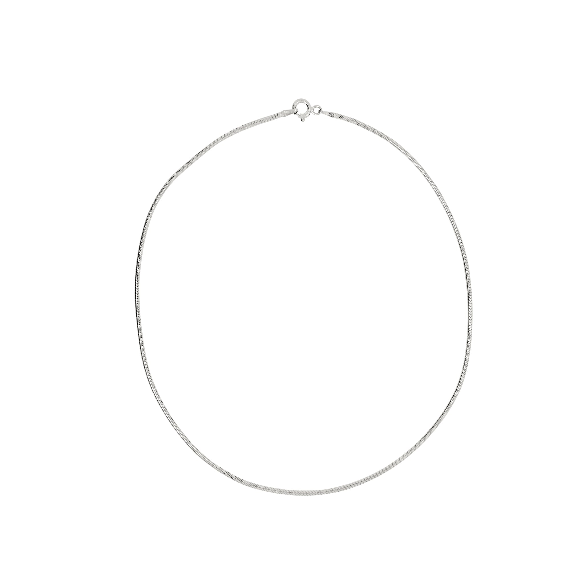 Italian Snake Chain Necklace - 14" L