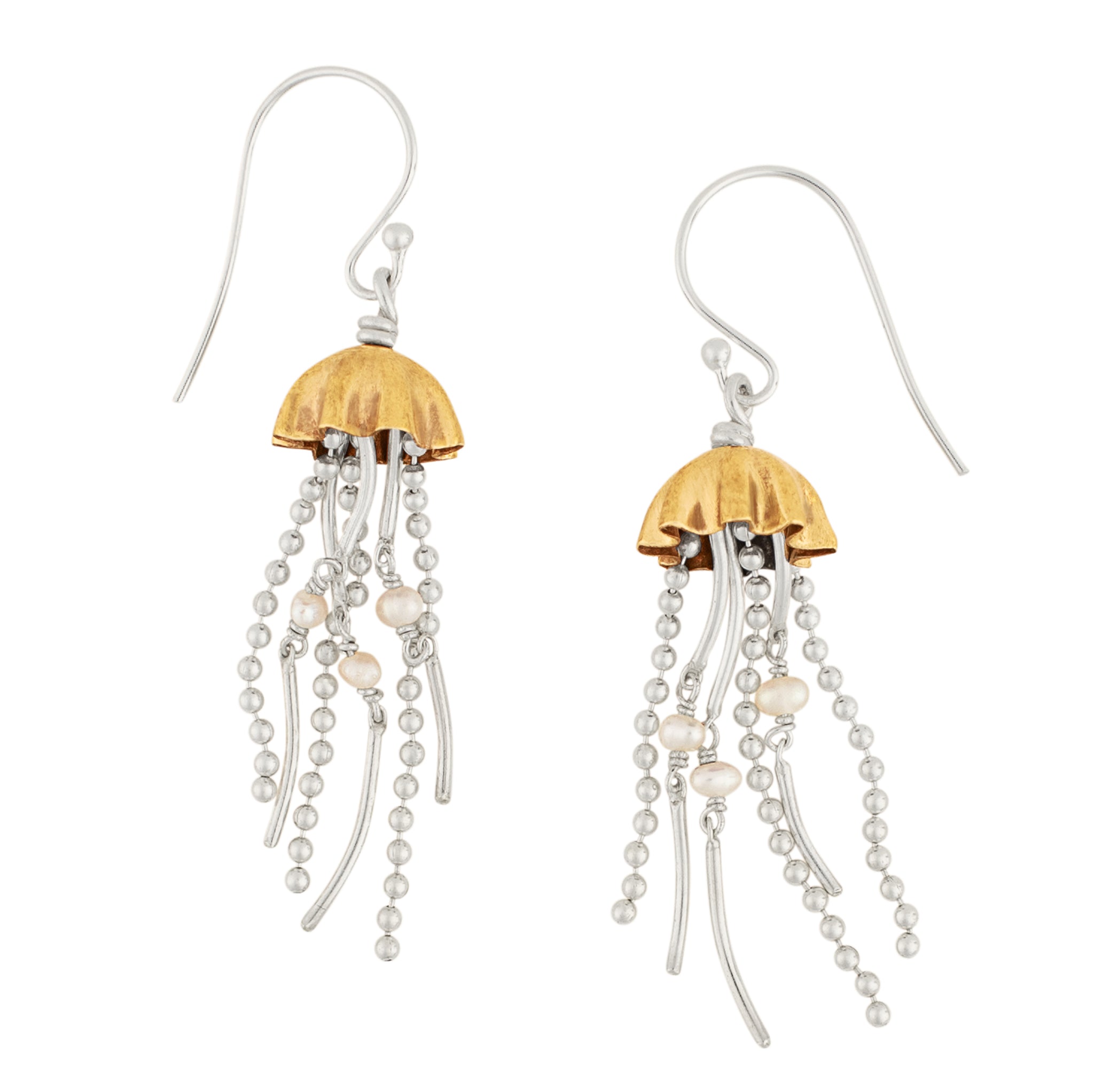 Pearly Jellyfish Earrings | Available to Ship June 19, 2026