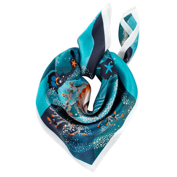 Beneath the Surface Silk Scarf