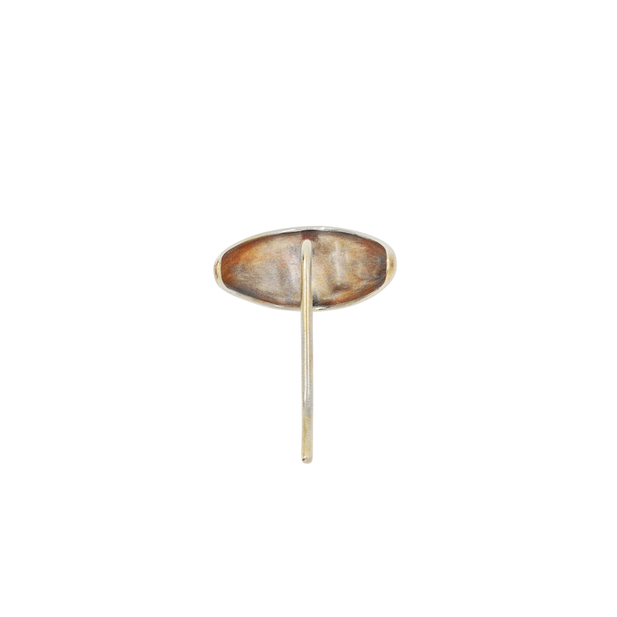Mini Pony Cuff in Bronze with Silver Flash Plate