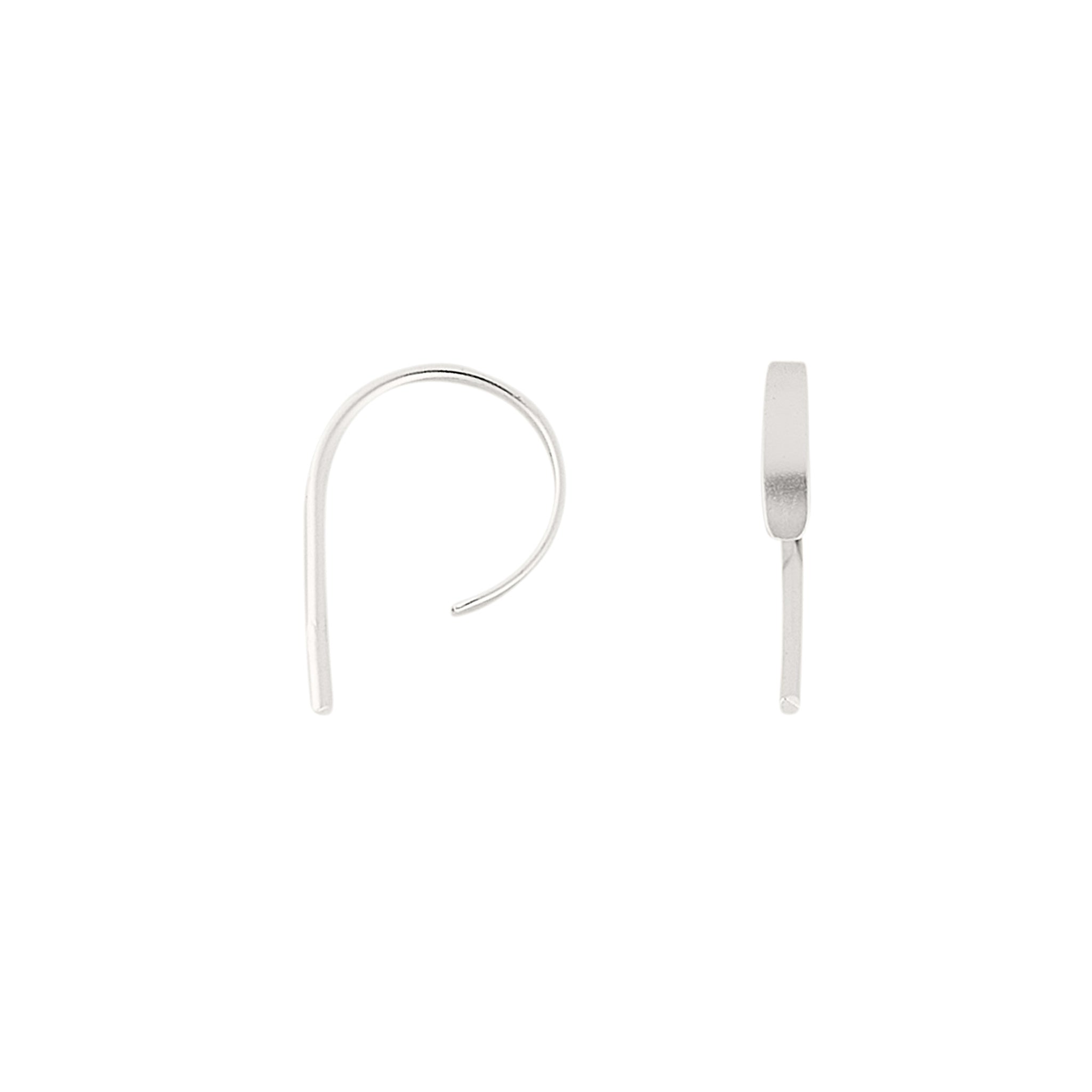 Tiny Paddle Threaders in Silver