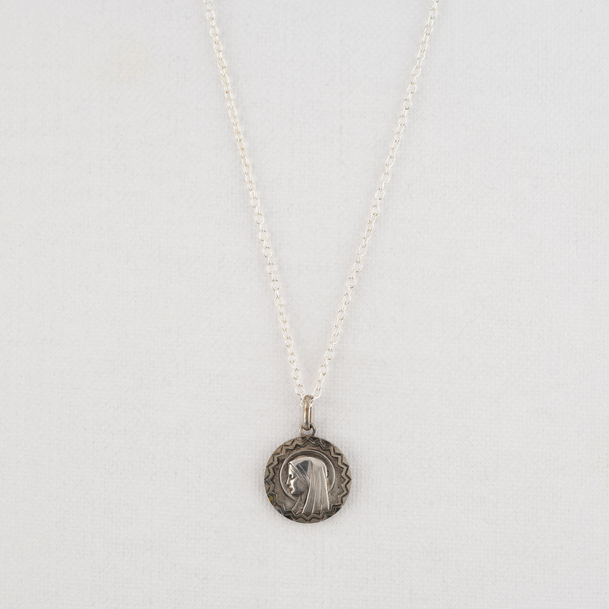 Vintage Medal Our Lady of Lourdes v135