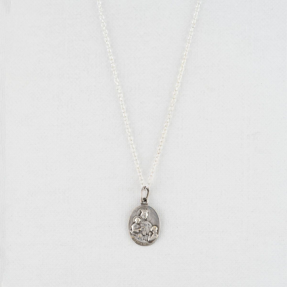 Vintage Medal Saint Scapulaire v17