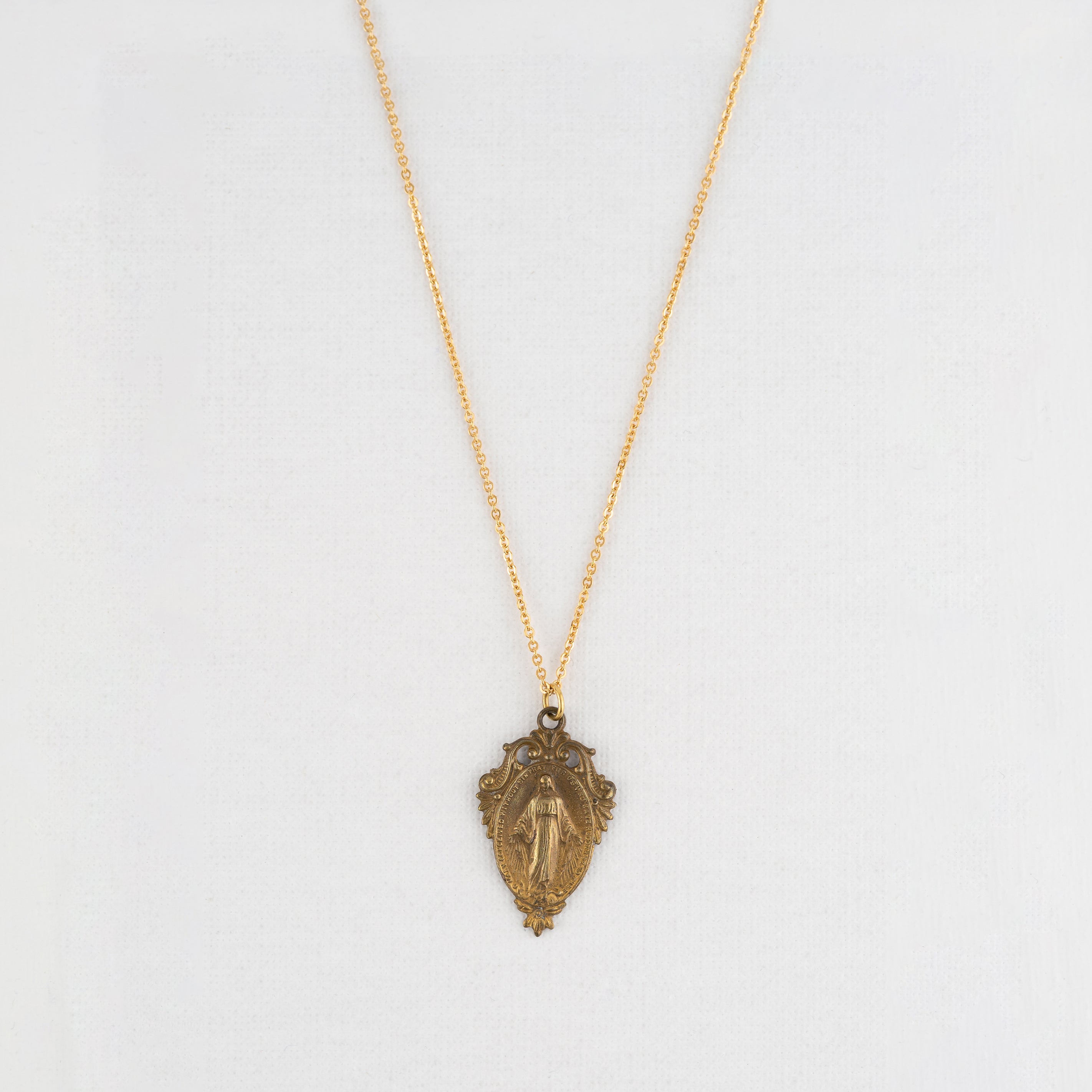 Vintage Medal Miraculous Mary v3